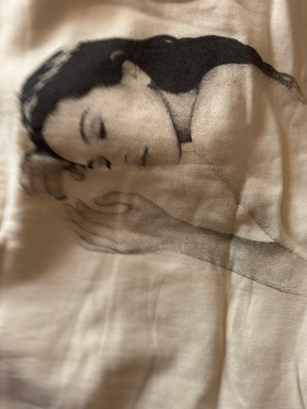 Lux Minimalist Cream Hoodie - Picture 5 of 5